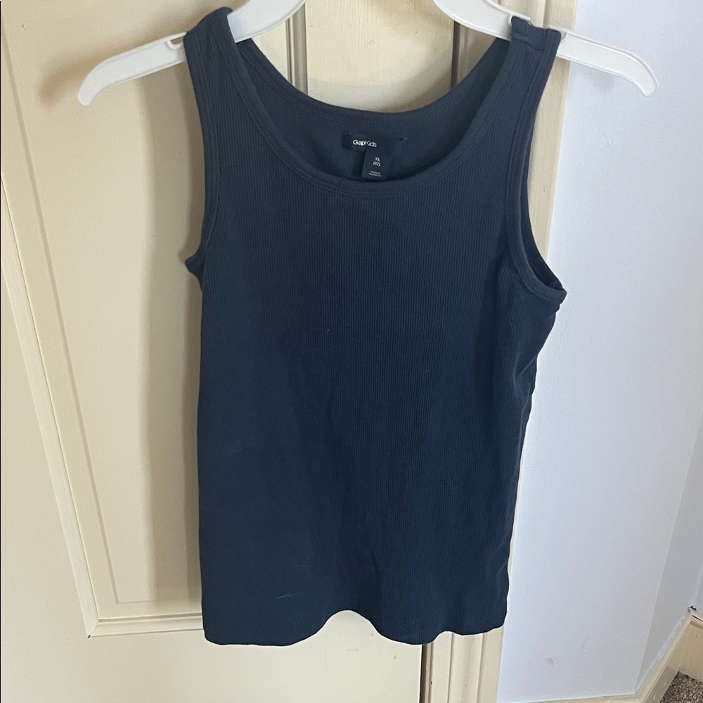 GAP Navy Ribbed Tank Top